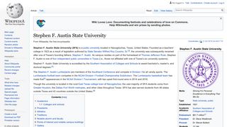 Stephen F. Austin State University - Wikipedia