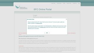 SFC Online Portal - Securities and Futures Commission