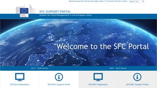 Welcome to the SFC Portal - European Commission