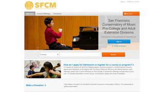 SFCM Online Enrollment