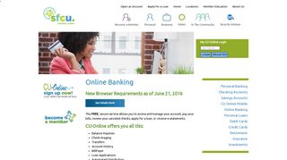 SFCU - Personal Online Banking