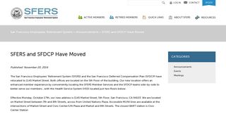 SFERS and SFDCP Have Moved – San Francisco Employees ...