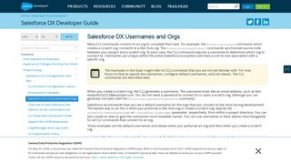 Salesforce DX Usernames and Orgs | Salesforce DX Developer Guide ...