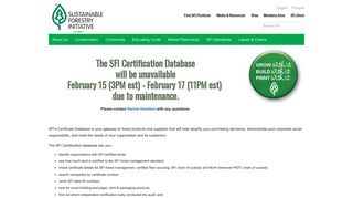 Find SFI Certified Forests, Companies & Products - SFI