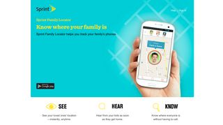 Sprint Family Locator : Welcome