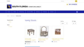 Vanity Stools Furniture West Palm Beach FL | South Florida ...