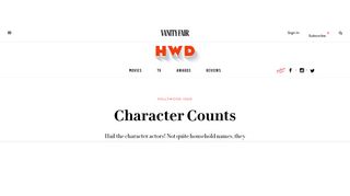 V.F. Portfolio: Hollywood's Best Character Actors | Vanity Fair
