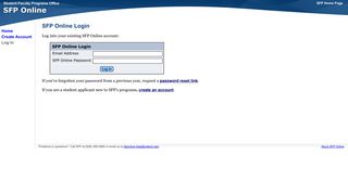 SFP Online Login - Caltech