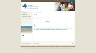SFP members log in - Society of Family Planning