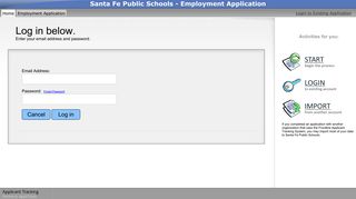 Santa Fe Public Schools - Employment Application - applitrack.com
