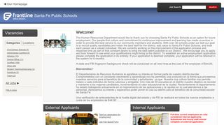 Santa Fe Public Schools - Frontline Recruitment - applitrack.com