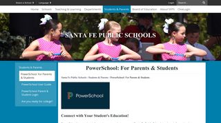 PowerSchool: For Parents & Students - Santa Fe Public Schools