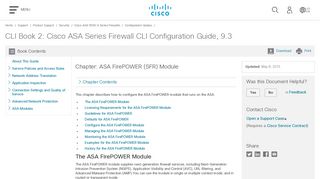 ASA FirePOWER (SFR) Module - Cisco