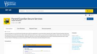 Parent/Guardian Secure Services (includes 