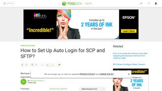 How to Set Up Auto Login for SCP and SFTP? - IT Toolbox