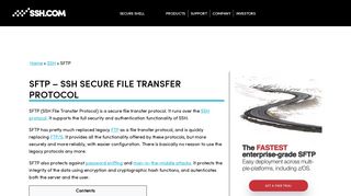 SFTP File Transfer Protocol. Get SFTP client & server | SSH.COM