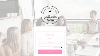 login page | SFW Youth Mentor Training