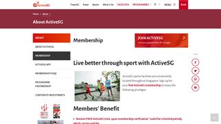 Membership - ActiveSG