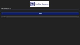 SGB Online Banking: Login