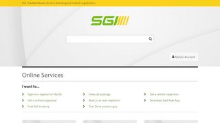 Online Services - SGI