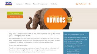 Save $100 on Comprehensive Car Insurance | SGIC Insurance