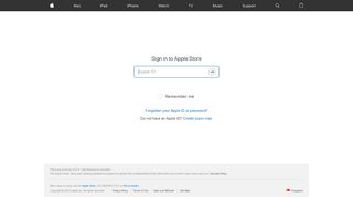 Sign in - Apple (SG)