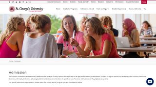 St. George's University Admissions | Admissions Information at SGU ...
