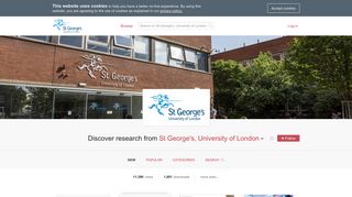 St George's, University of London data repository