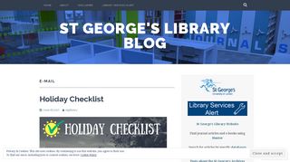 E-mail – St George's Library blog
