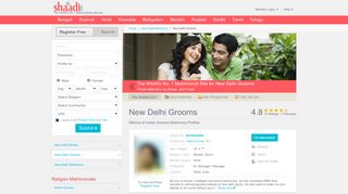 New Delhi Grooms - Shaadi.com