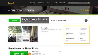 Shacksource.info - Website data analysis by Danetsoft.com