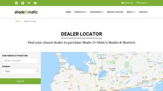 Shadeomatic | Dealer Locator