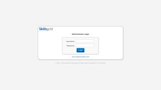 Shadowmatch - admin login - skillsgrid