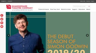 Shakespeare Theatre Company | Classic theatre for all audiences