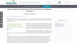 Concerro Marks Continued Growth with Record Number of ShiftSelect ...