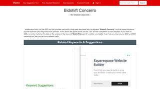 Bidshift Concerro - wowkeyword.com