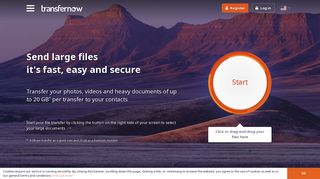 TransferNow: Send Large Files - Free Secure File Transfer