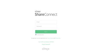 Connect to ShareConnect