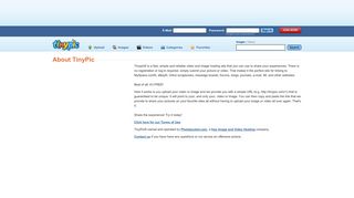 About - TinyPic - Free Image Hosting, Photo Sharing & Video Hosting