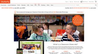 Classroom Share Site - Shutterfly