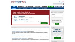 ShareBuilder 401k