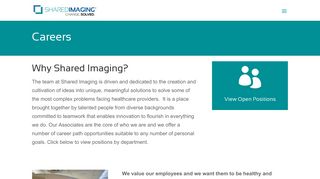 Careers | Shared Imaging