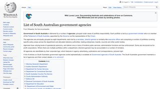 List of South Australian government agencies - Wikipedia