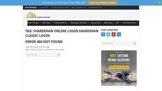 sharekhan online login sharekhan classic login Archives | A Digital ...