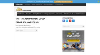 sharekhan mini login Archives | A Digital Blogger