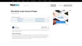 Sharekhan Login Account Pages - TeleCoz