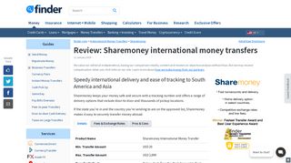 Sharemoney international money transfers review January 2019 ...