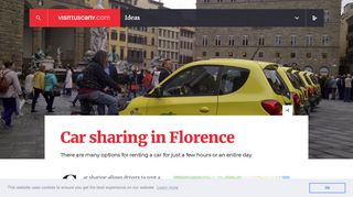 Car sharing in Florence | Visit Tuscany