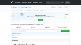 FBA-Custom-Login-Page - GitHub