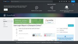 office 365 - User Login Report in Sharepoint Online? - SharePoint ...